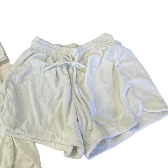 SUMMERSALT The Towel Terry Button-Down Shirt & Softest French Terry Lounge Short - Picture 9 of 14